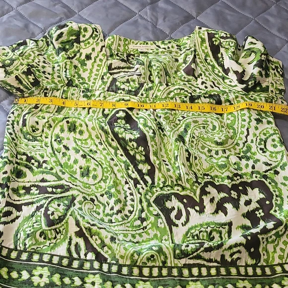 Banana Republic Women's Silk Top Size Large - Picture 7 of 8